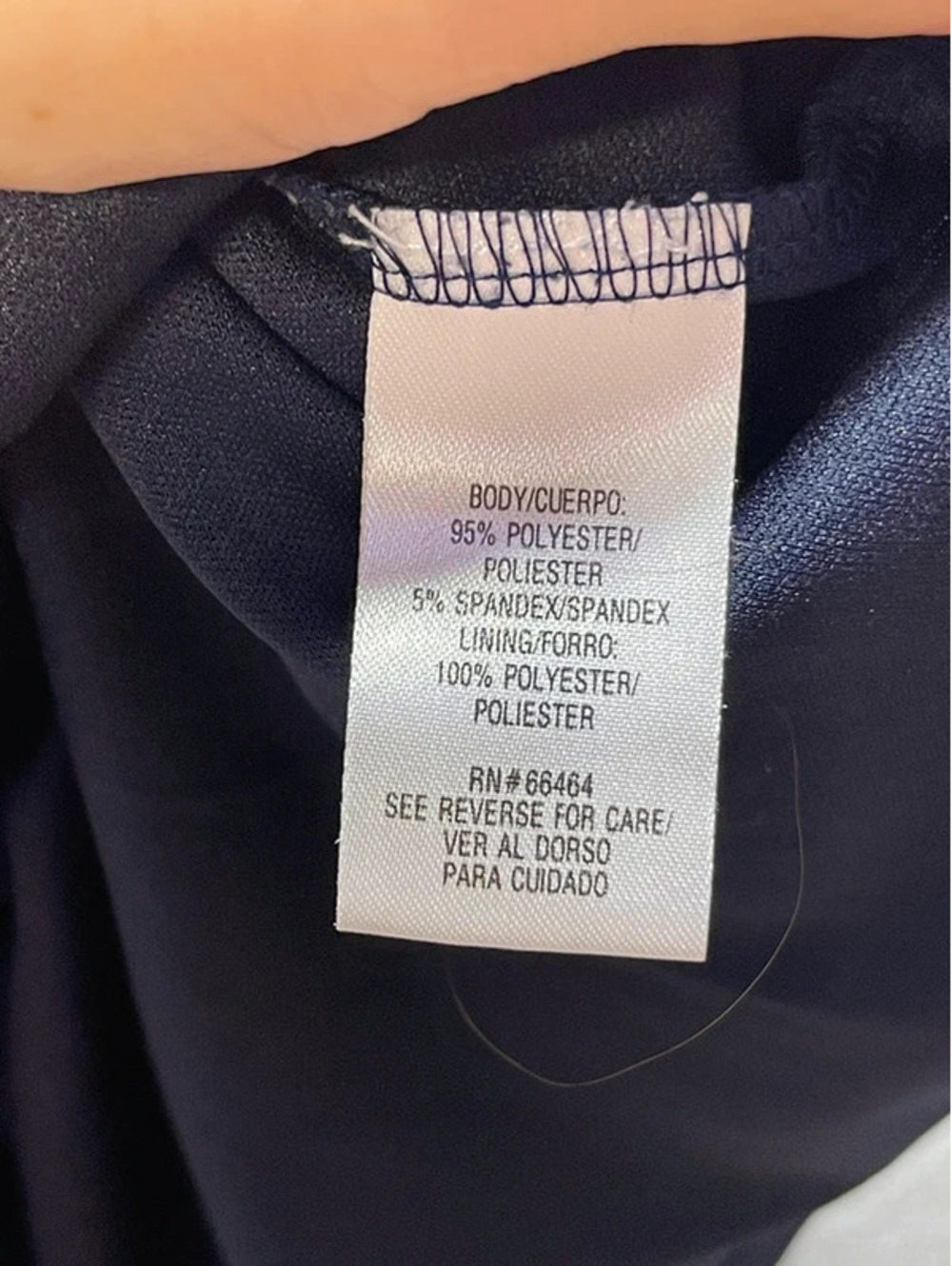 Studio One New York Womens Dress Pink Navy Geometric Size Large - Picture 8 of 9